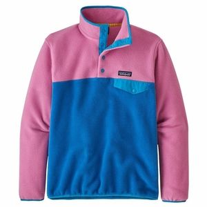 Patagonia Synchillla Snap Fleece Pink and Blue